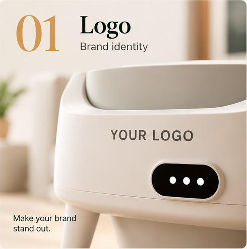 Custom Logo OEM Smart Cat Litter Box
